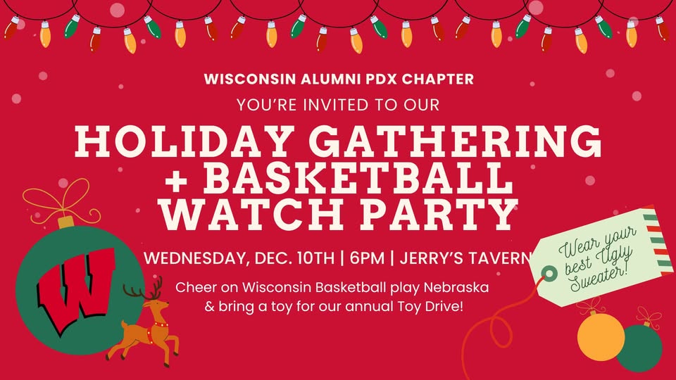 Holiday Game Watch + Toy Drive