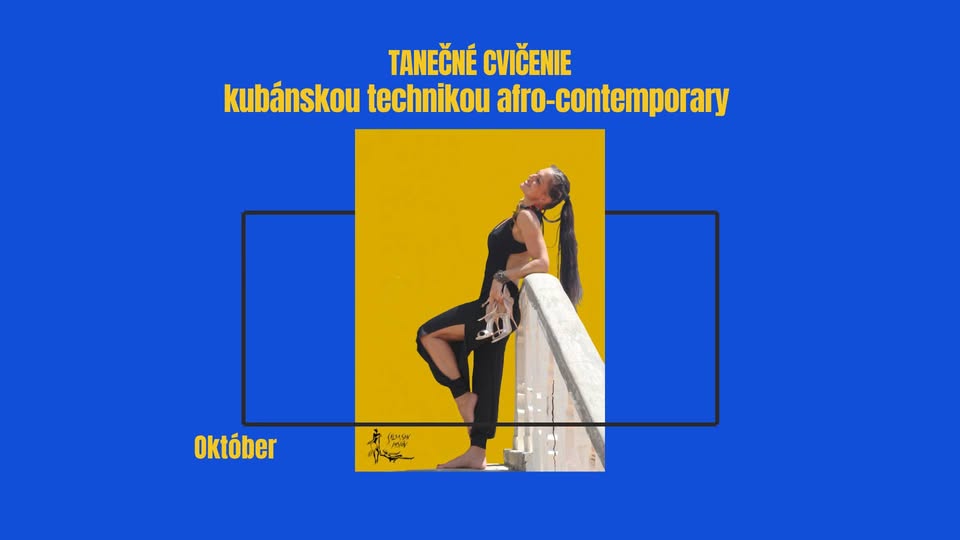 TANEČNÉ CVIČENIE kubánskou technikou afro-contemporary