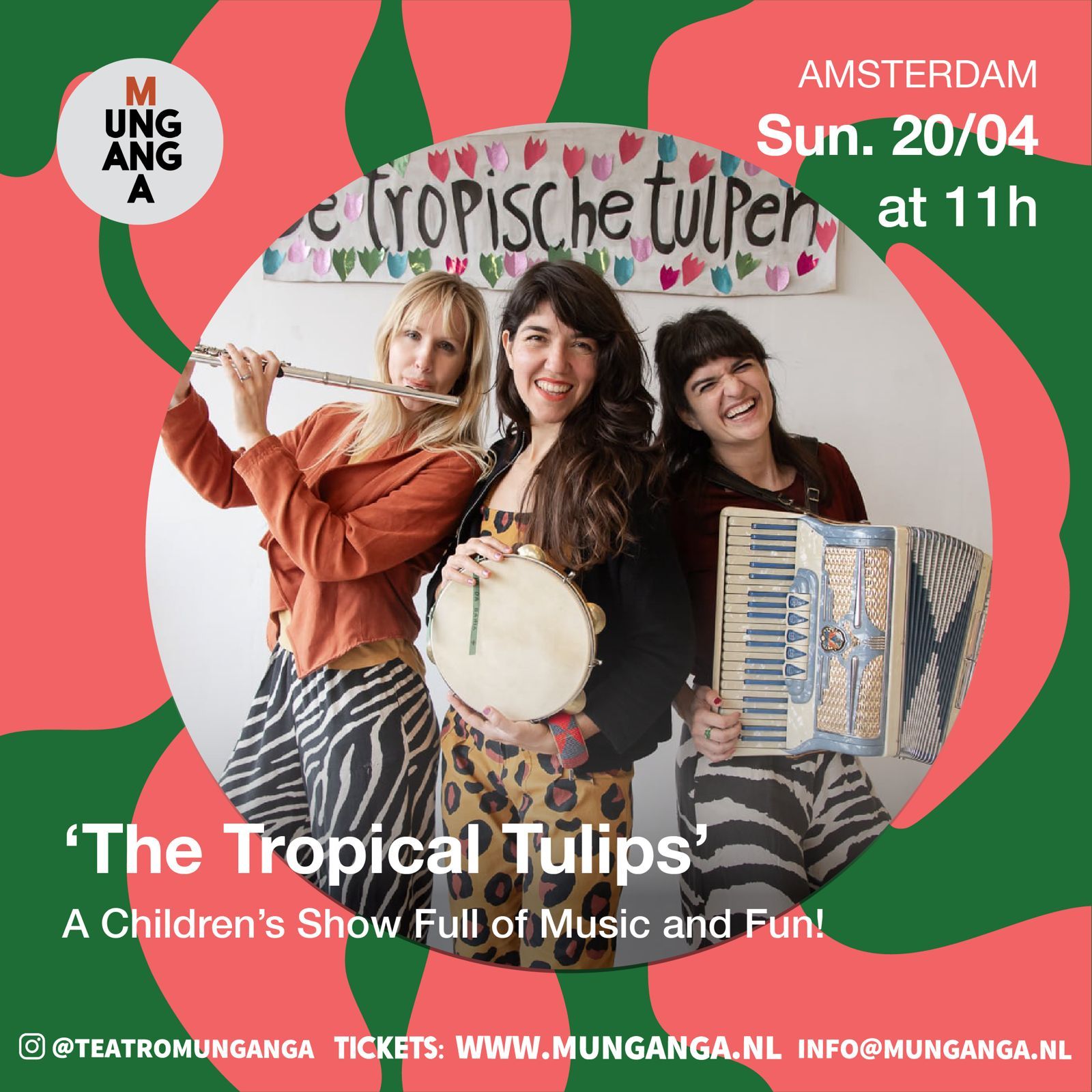 ‘The Tropical Tulips’ – A Children’s Show Full of Music and Fun!