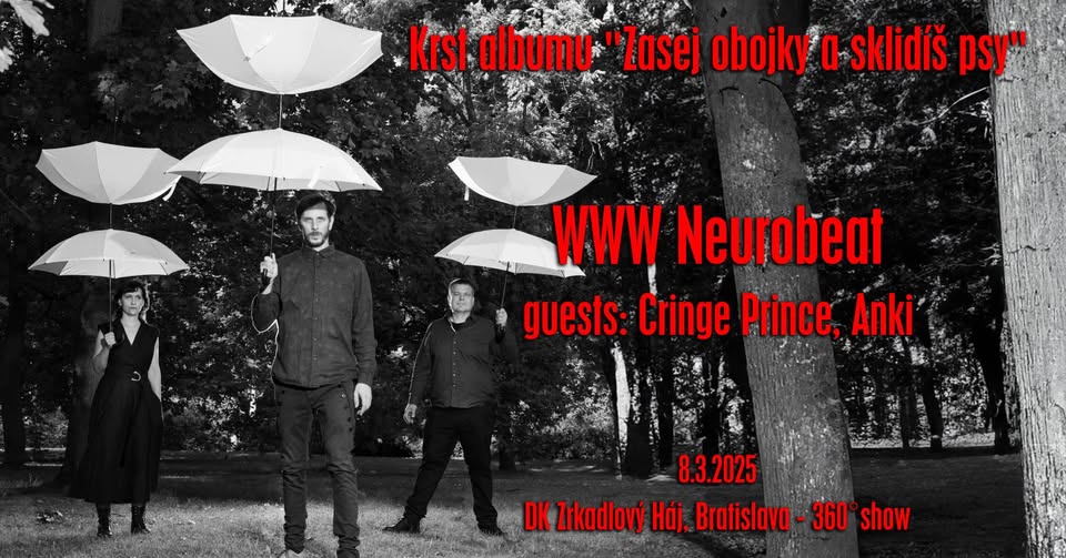 360°show: WWW Neurobeat (krst albumu) + guests: Cringe Prince, Anki