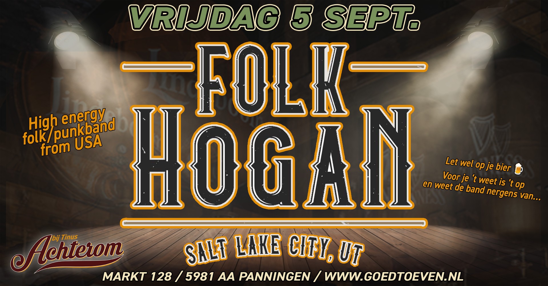 Folk Hogan (usa) @ Achterom bij Tinus