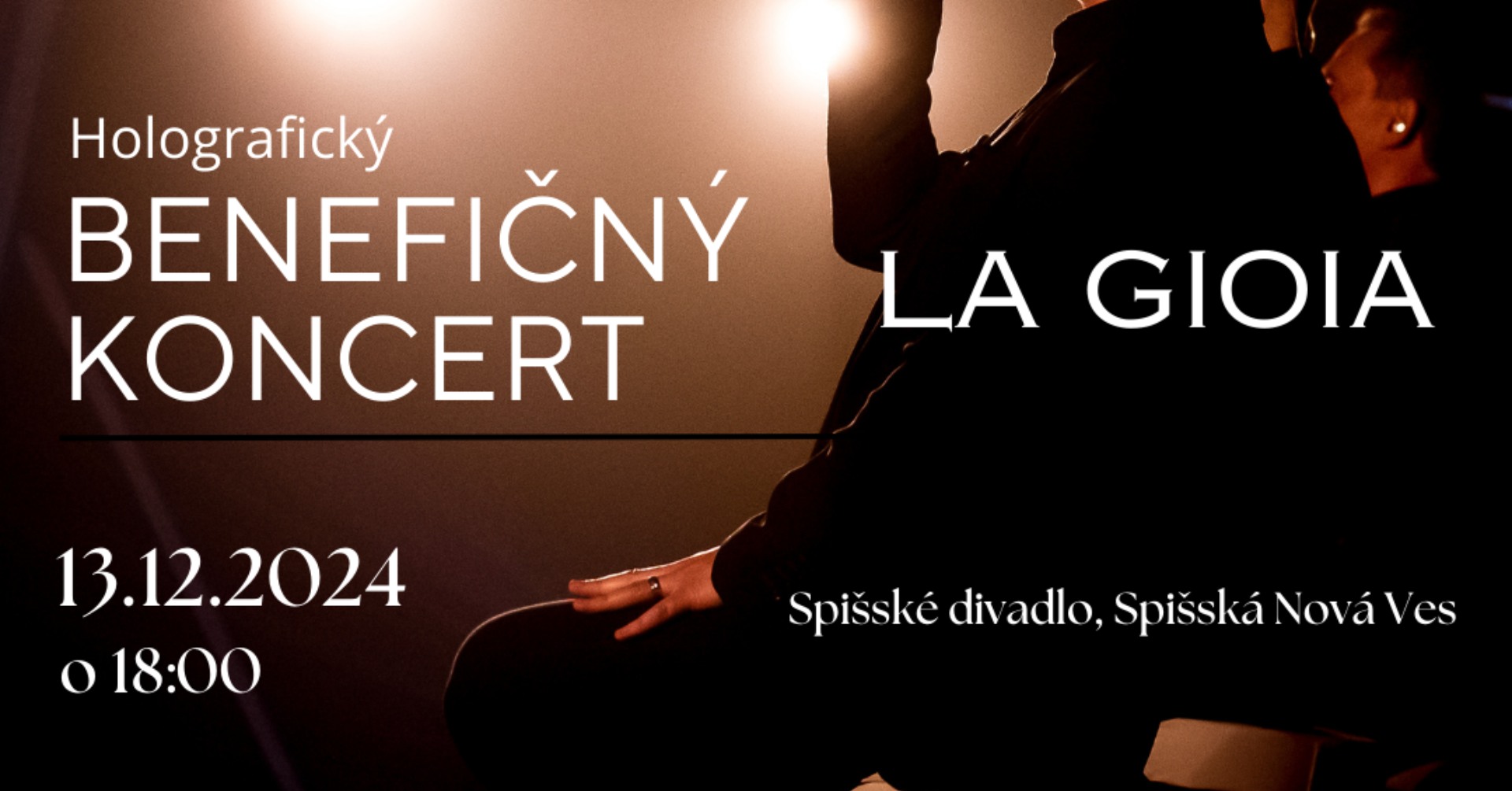 Koncert LA GIOIA - divadlo Spišská Nová Ves