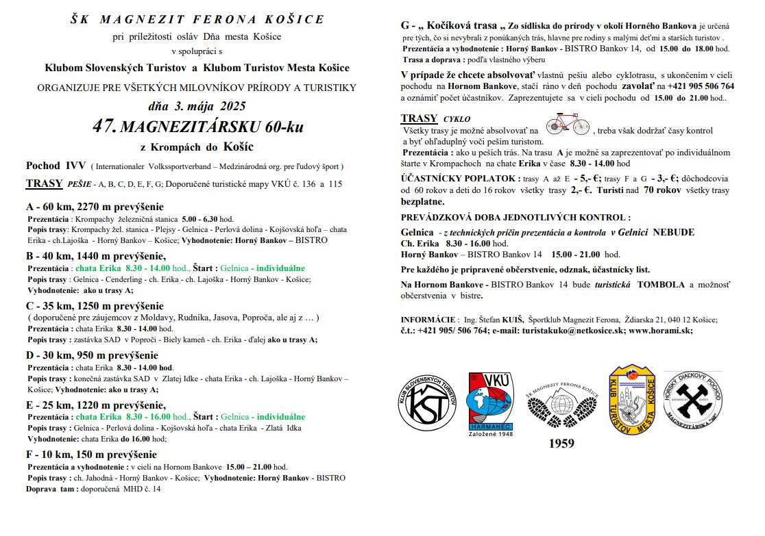 47. ročník – Magnezitárska 60 – Magnezit Ferona