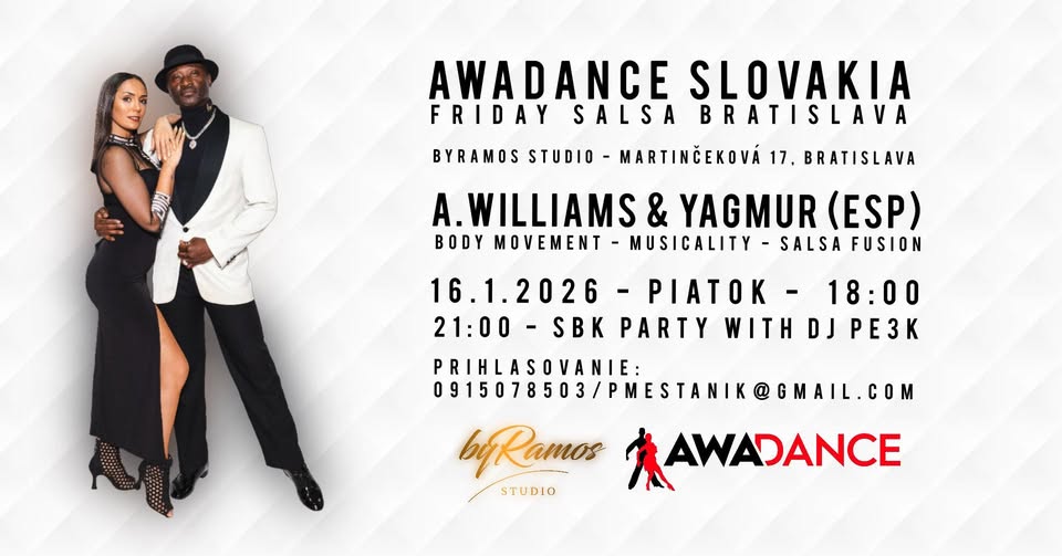 AWADANCE SLOVAKIA - FRIDAY SALSA BRATISLAVA