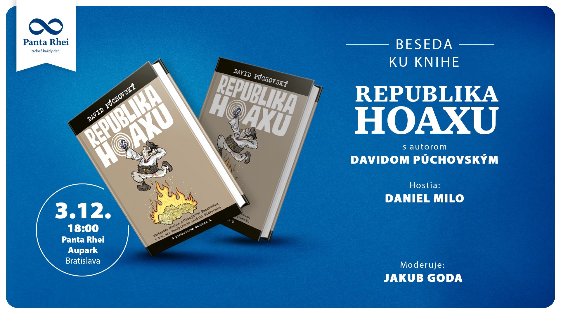 Republika hoaxu: Krst knihy + špeciálny predpredaj