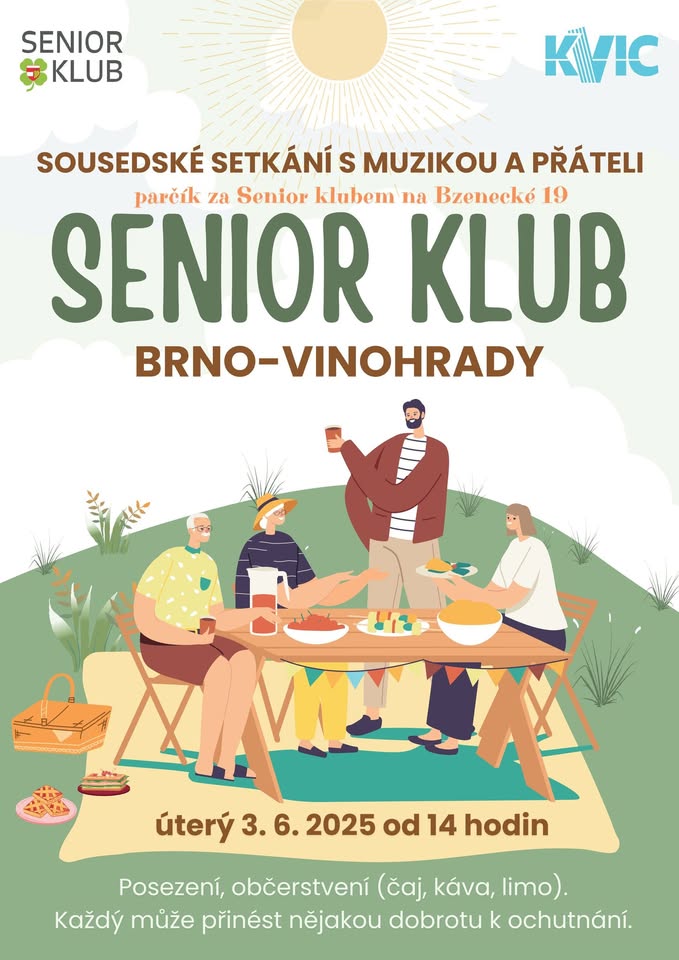 Sousedské setkání s muzikou a přáteli