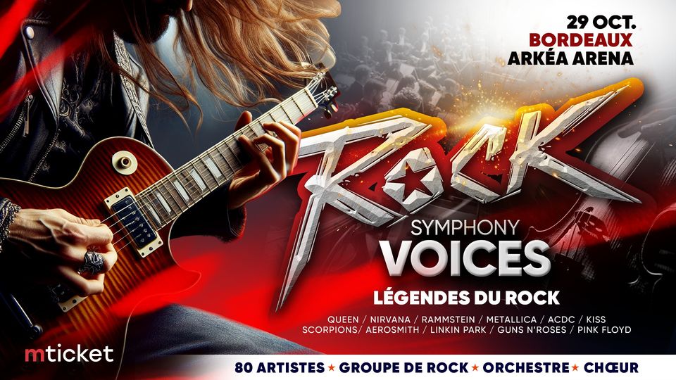 ROCK SYMPHONY VOICES à Bordeaux !
