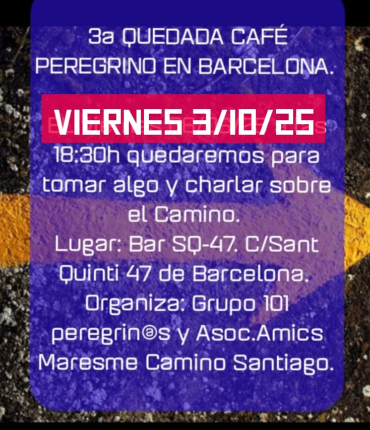 III Café Peregrin@ en Barcelona