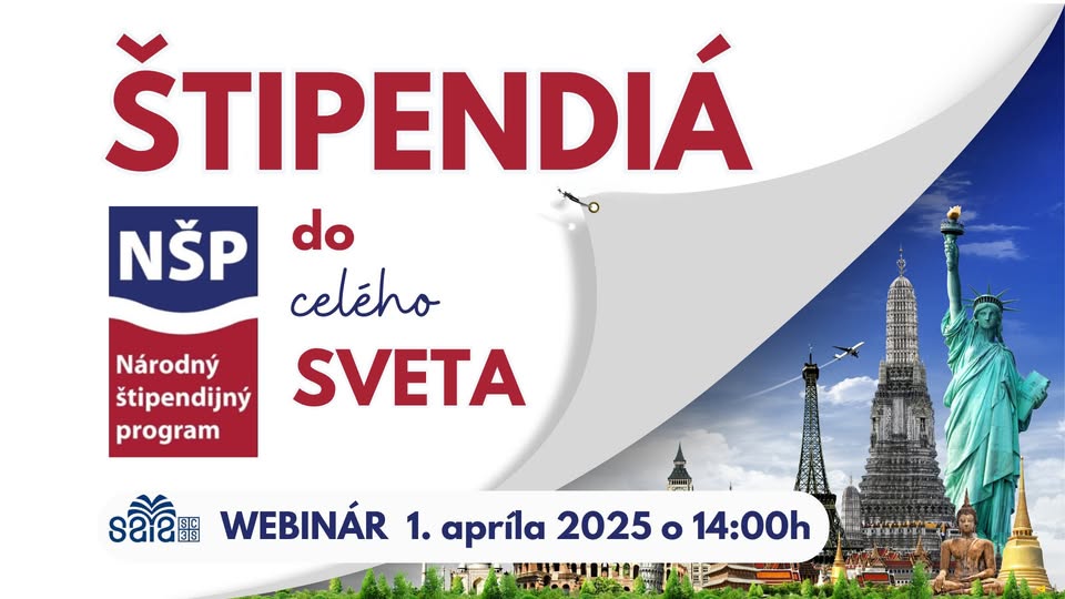 Štipendiá NŠP do celého sveta