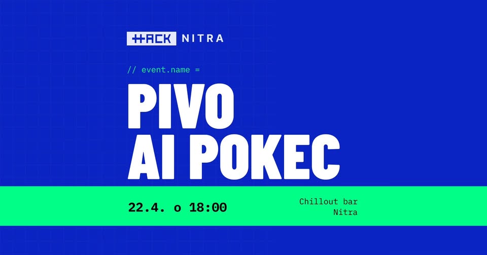 HackNitra: Pivo AI Pokec