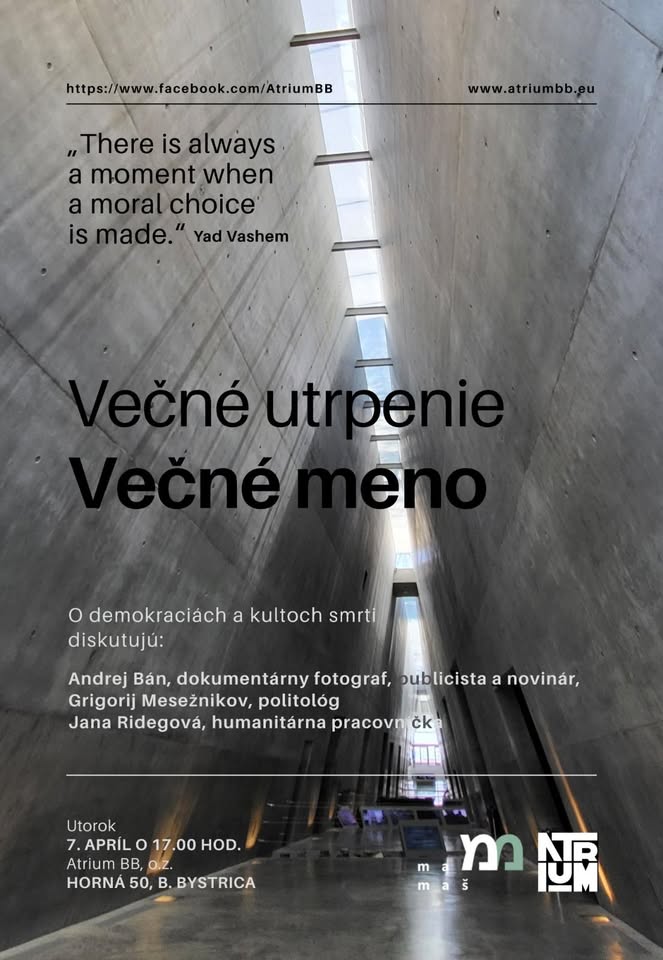 O demokraciách a kultoch smrti s Janou Ridegovou, Andrejom Bánom a Grigorijom Mesežnikovom