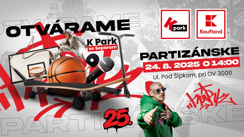 Otvorenie areálu K Park Partizánske 🤜so Separom🤛