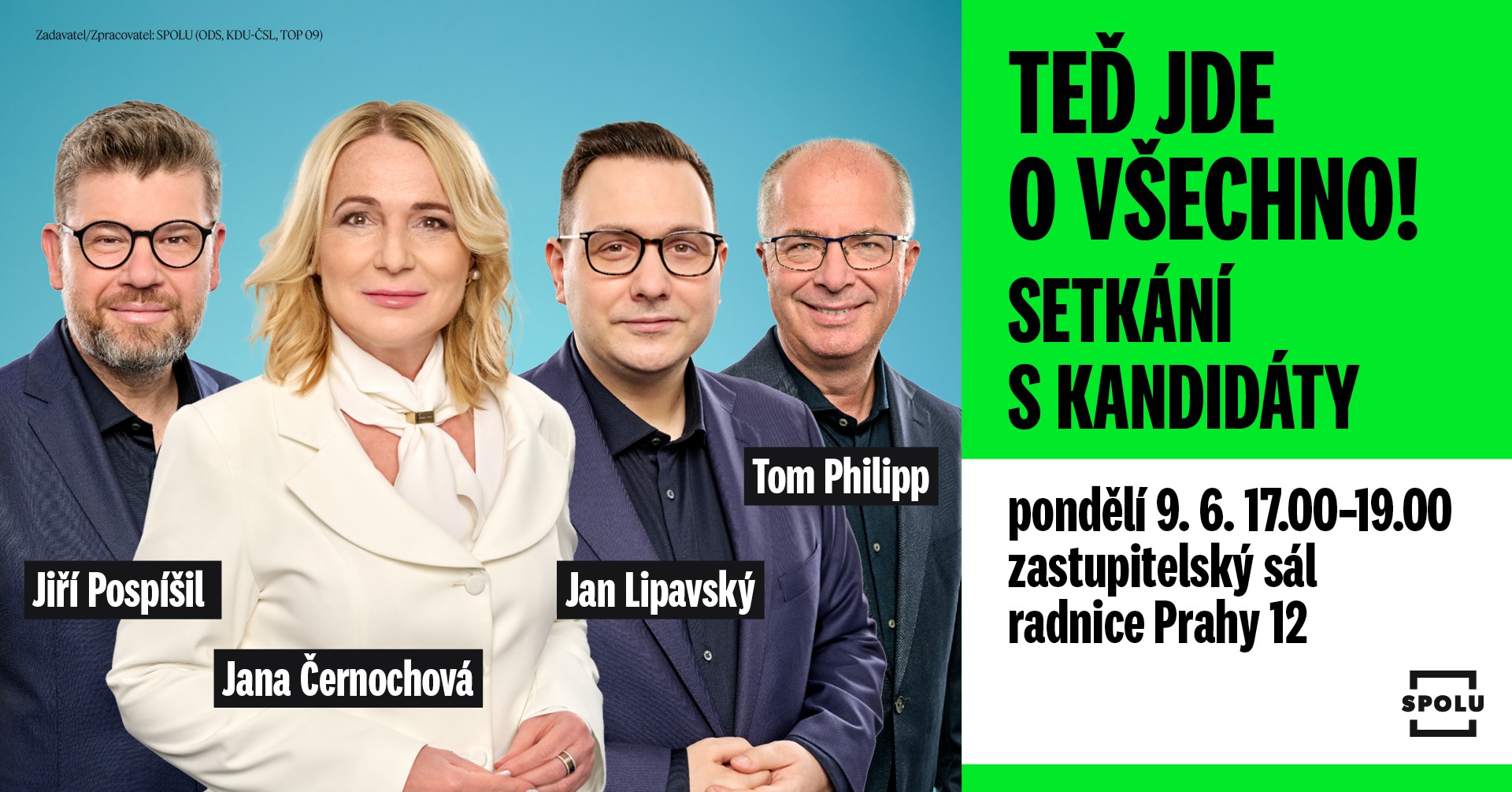 Setkání s kandidáty SPOLU na radnici Prahy 12