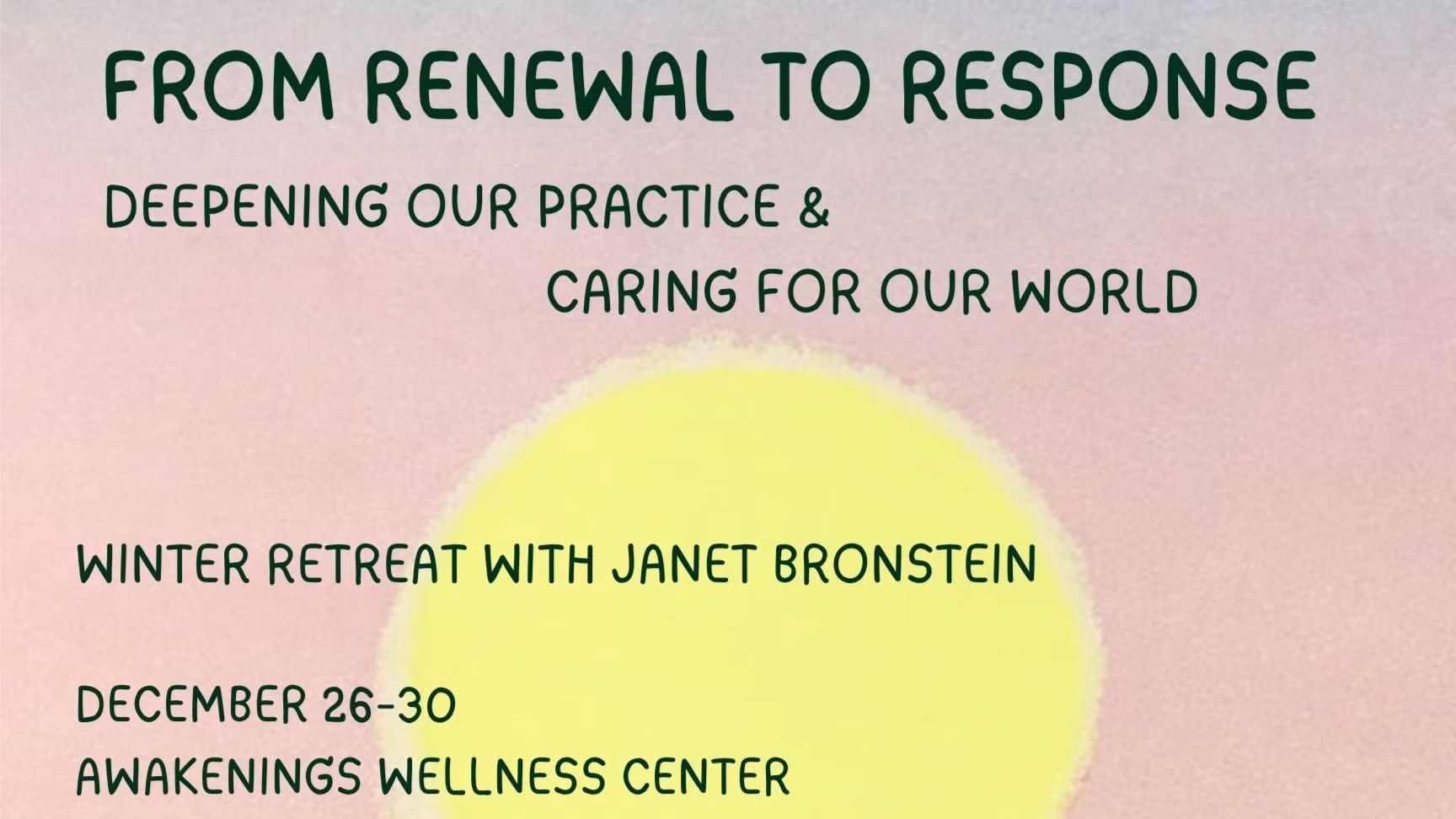 Exploring Enlightened Society Together: Shambhala Winter Retreat