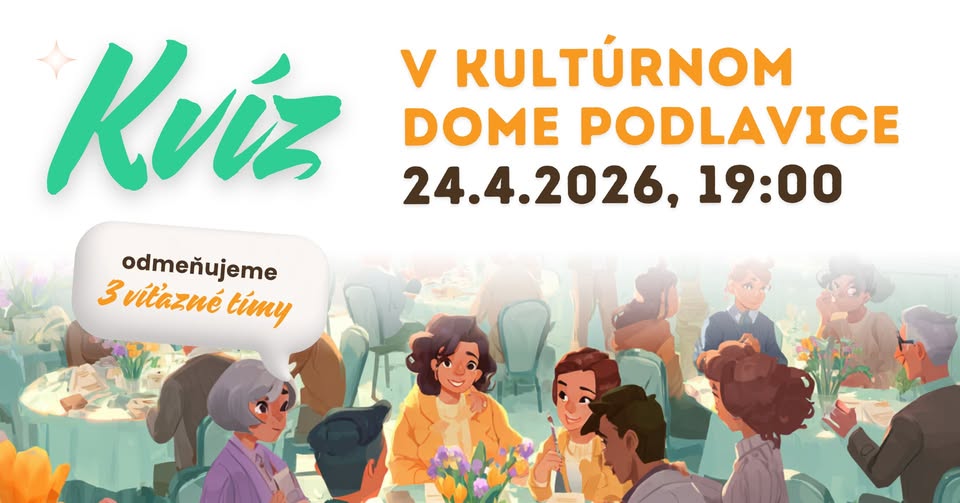 Kvíz v Podlaviciach - apríl