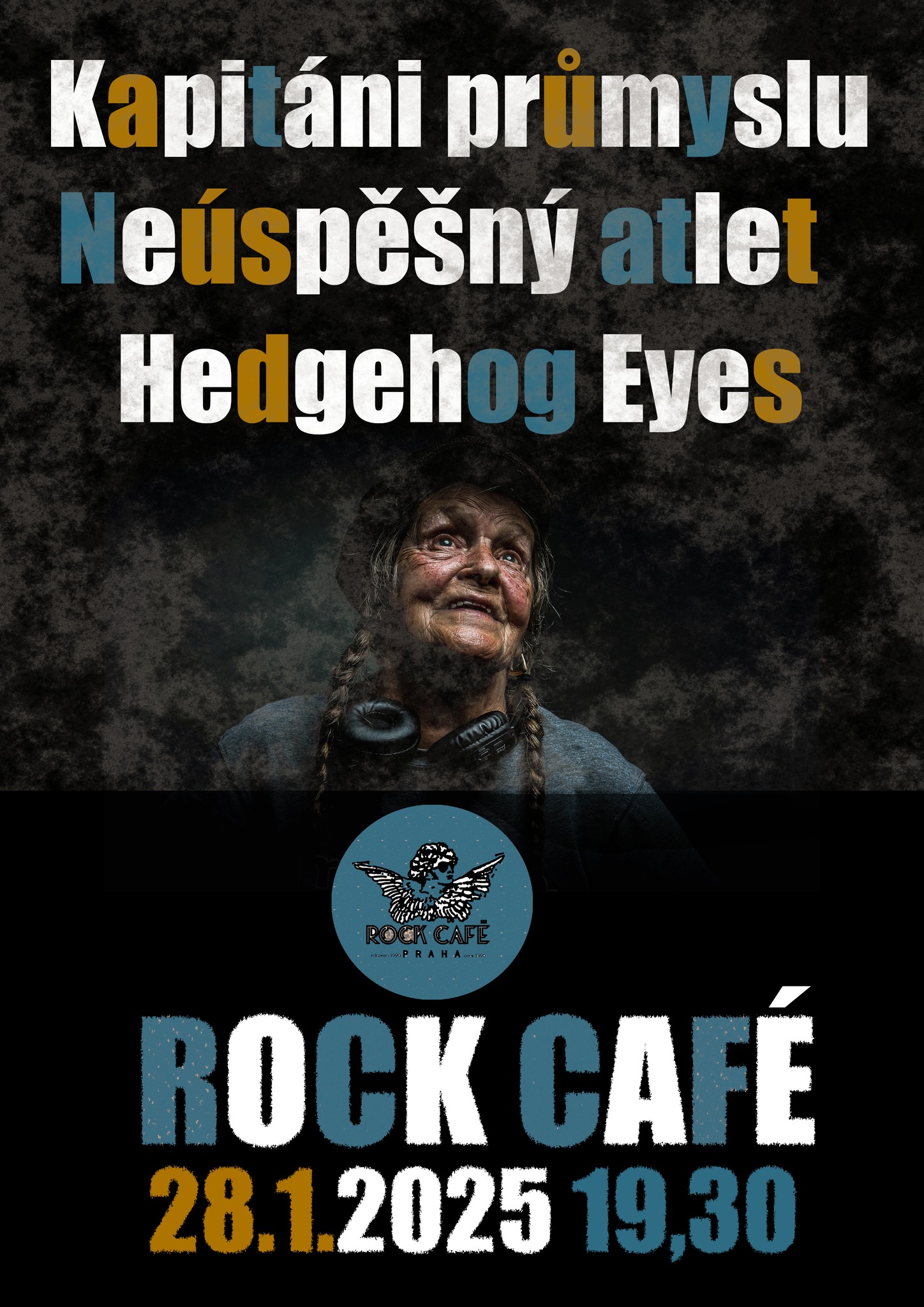 Kapitáni průmyslu - Neúspěšný atlet - Hedgehog Eyes v ROCK CAFÉ 28.1.