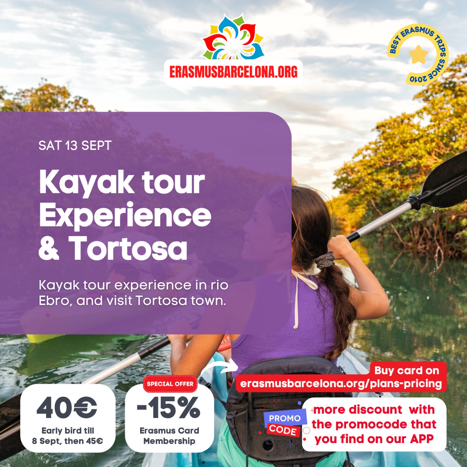 Kayak tour Experience & Tortosa trip