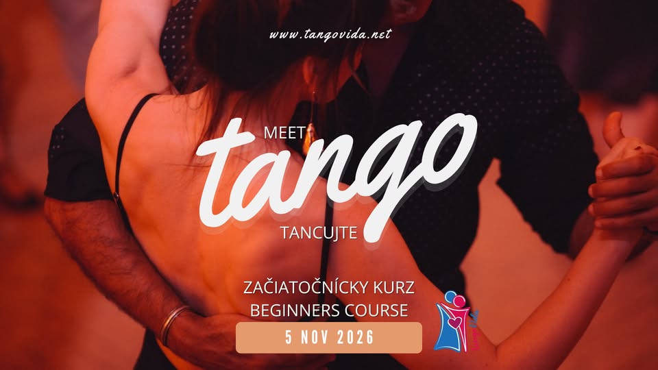 Začiatočnícky kurz tanga 💃 Z3 🕺🏻 Tango beginners course
