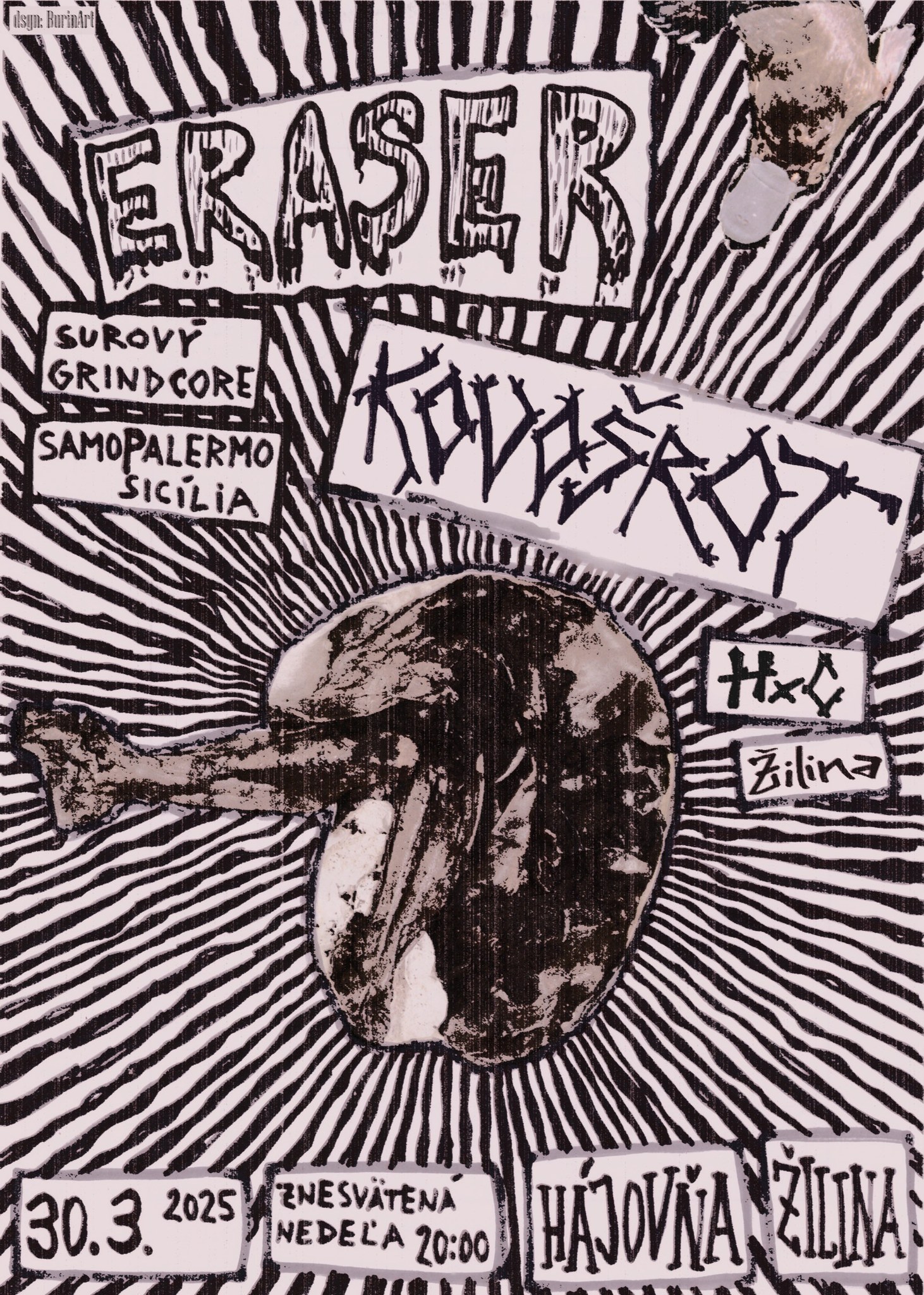 ERASER | KOVOŠROT | Hájovňa Žilina - 30.03.25