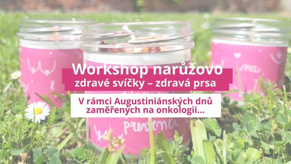 Workshop narůžovo | zdravé svíčky – zdravá prsa