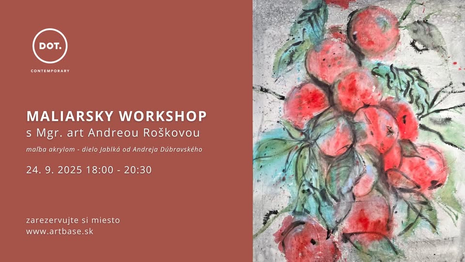 Maliarsky workshop s Andreou Roškovou / maľba akrylom