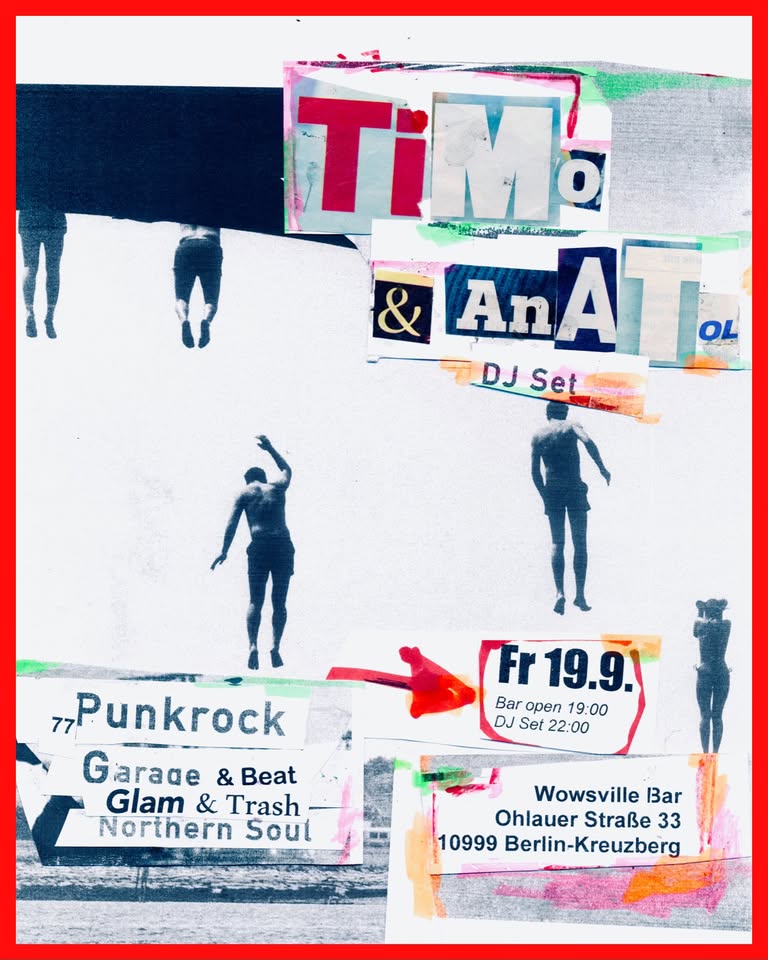 Next stop: Timo & Anatol's DJ Set at Wowsville Bar