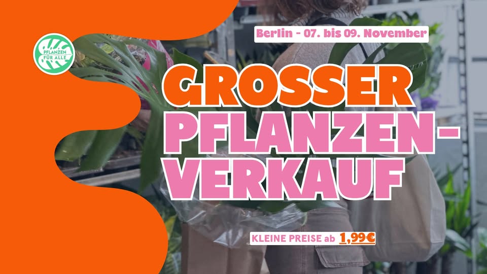 Großer Pflanzenverkauf - Berlin