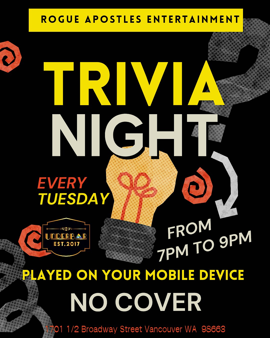 Tuesday Trivia Night At UnderBar
