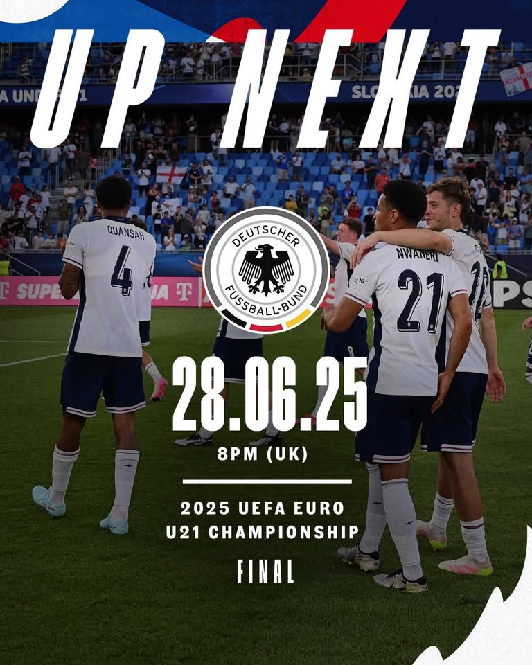 England 🏴󠁧󠁢󠁥󠁮󠁧󠁿 U21 v. Germany 🇩🇪 U21