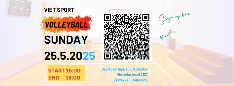 Viet Sport VOLEJBAL 25.5.2025, 15:00 - 18:00