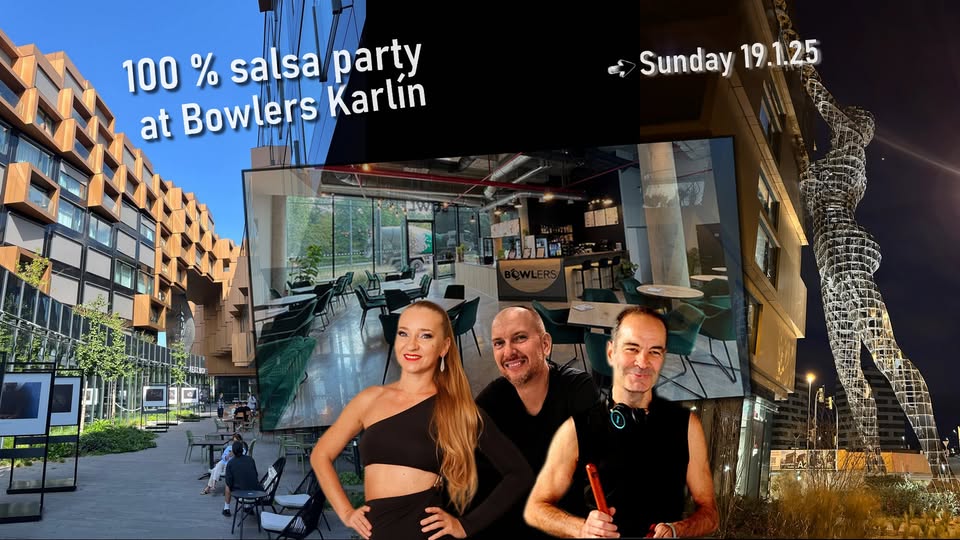 100% Salsa party at Bowlers Karlín 🪘🪇🎹