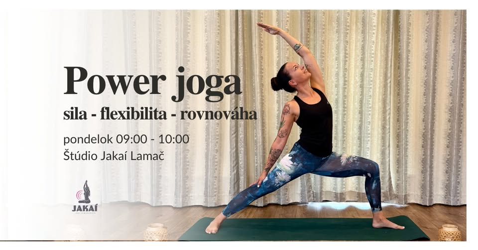 Power joga - pohyb pre zvýšenie sily, flexibility a rovnováhy