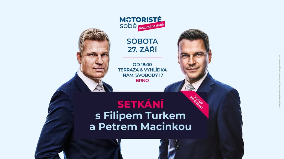📌 Setkání s Filipem Turkem a Petrem Macinkou