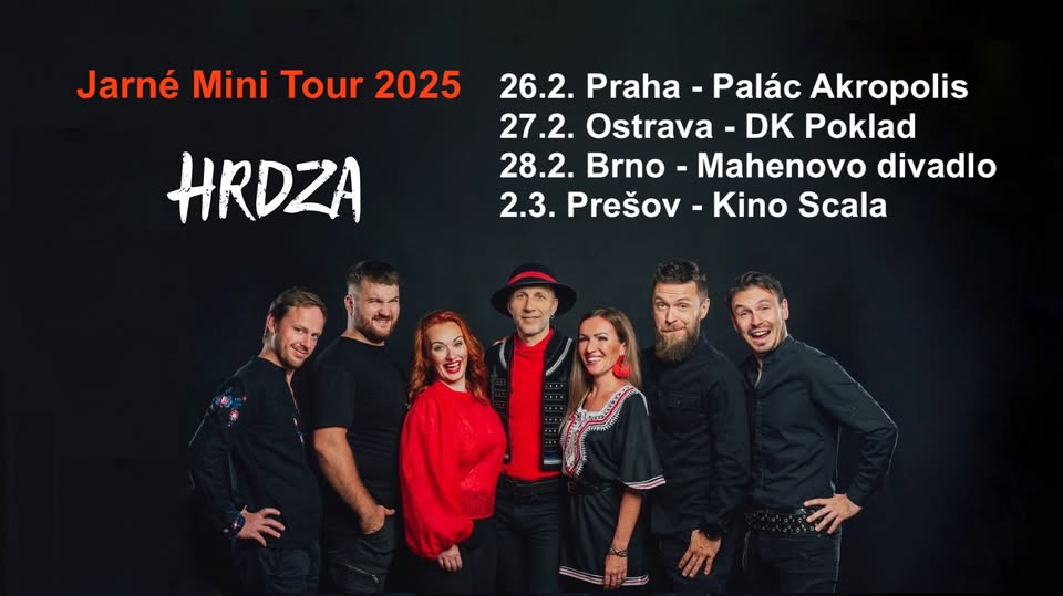Hrdza (SK) - Jarné Mini Tour 2025 - Praha, Palác Akropolis