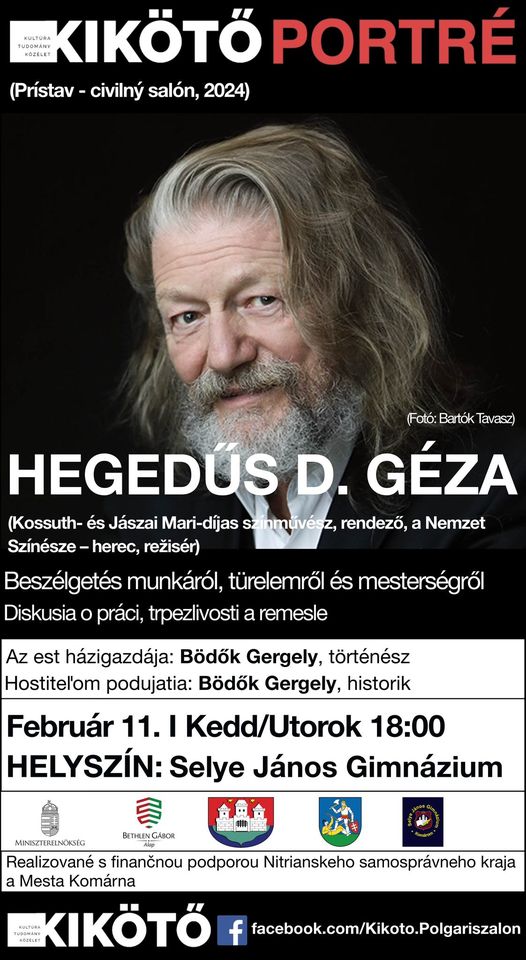 Beszélgetés Hegedűs D. Géza Kossuth-díjas színművésszel, rendezővel, a Nemzet Színészével