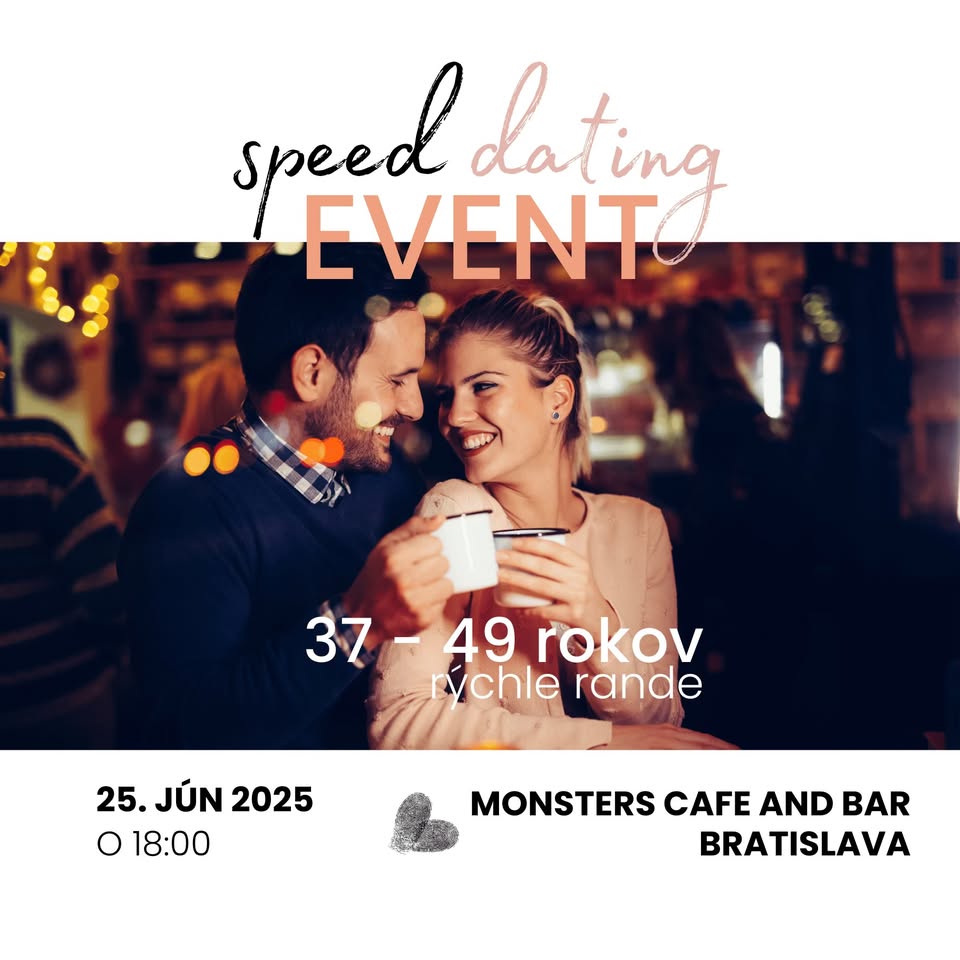 Zoznamovacia akcia / Speed dating 37 - 49 rokov