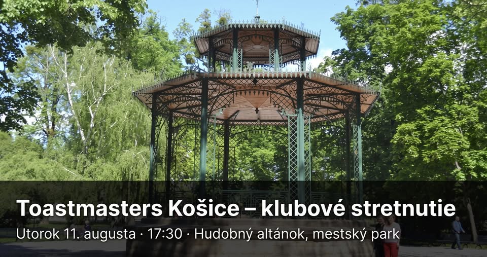 Toastmasters Košice – klubové stretnutie