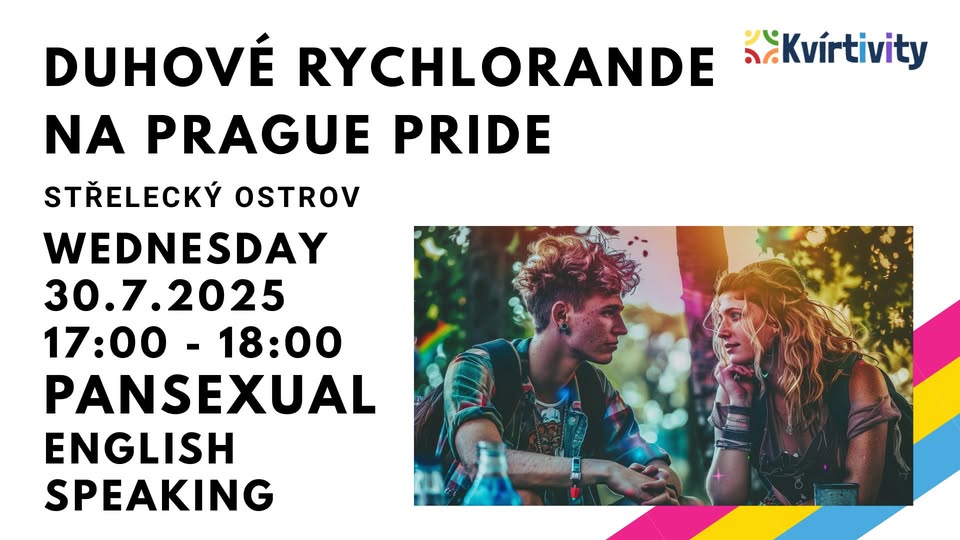 Duhové rychlorande for english speaking pansexuals