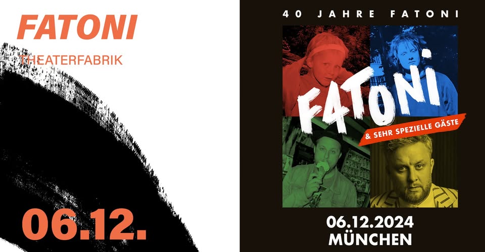 AUSVERKAUFT: FATONI – München, Theaterfabrik