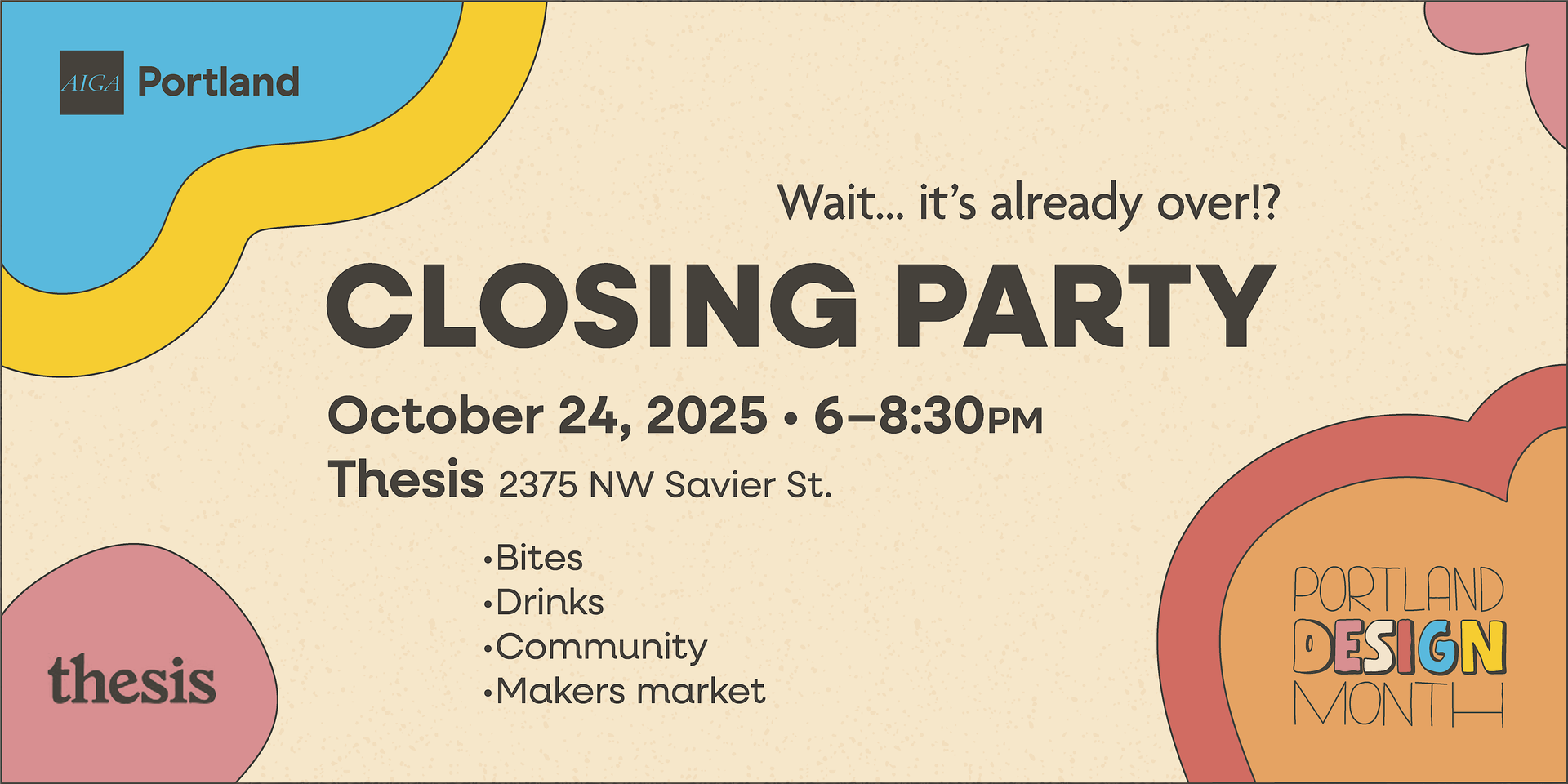 Design Month Closing Party: Featuring Affinity & Beyond