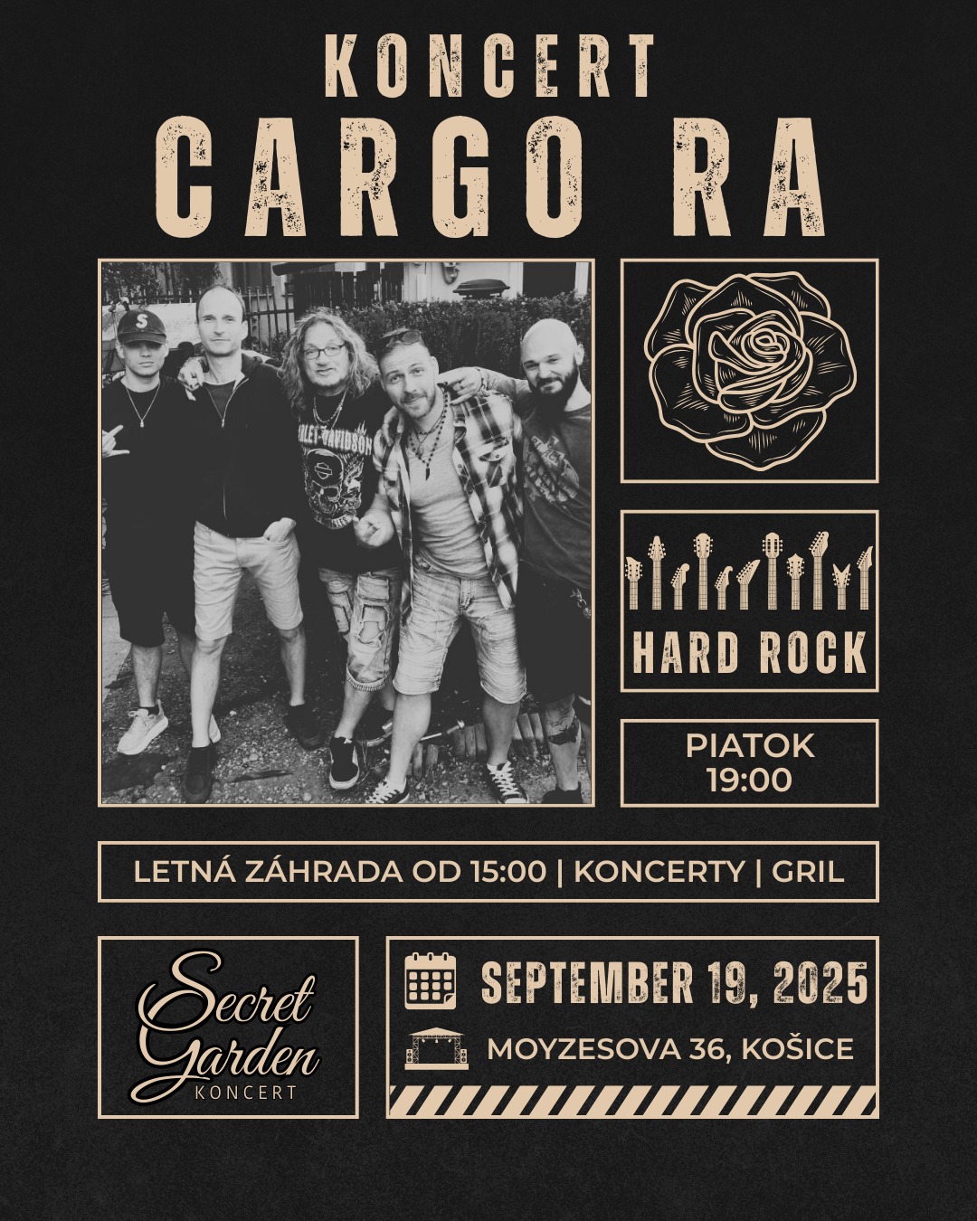 CARGO RA - Hard-Rockový koncert