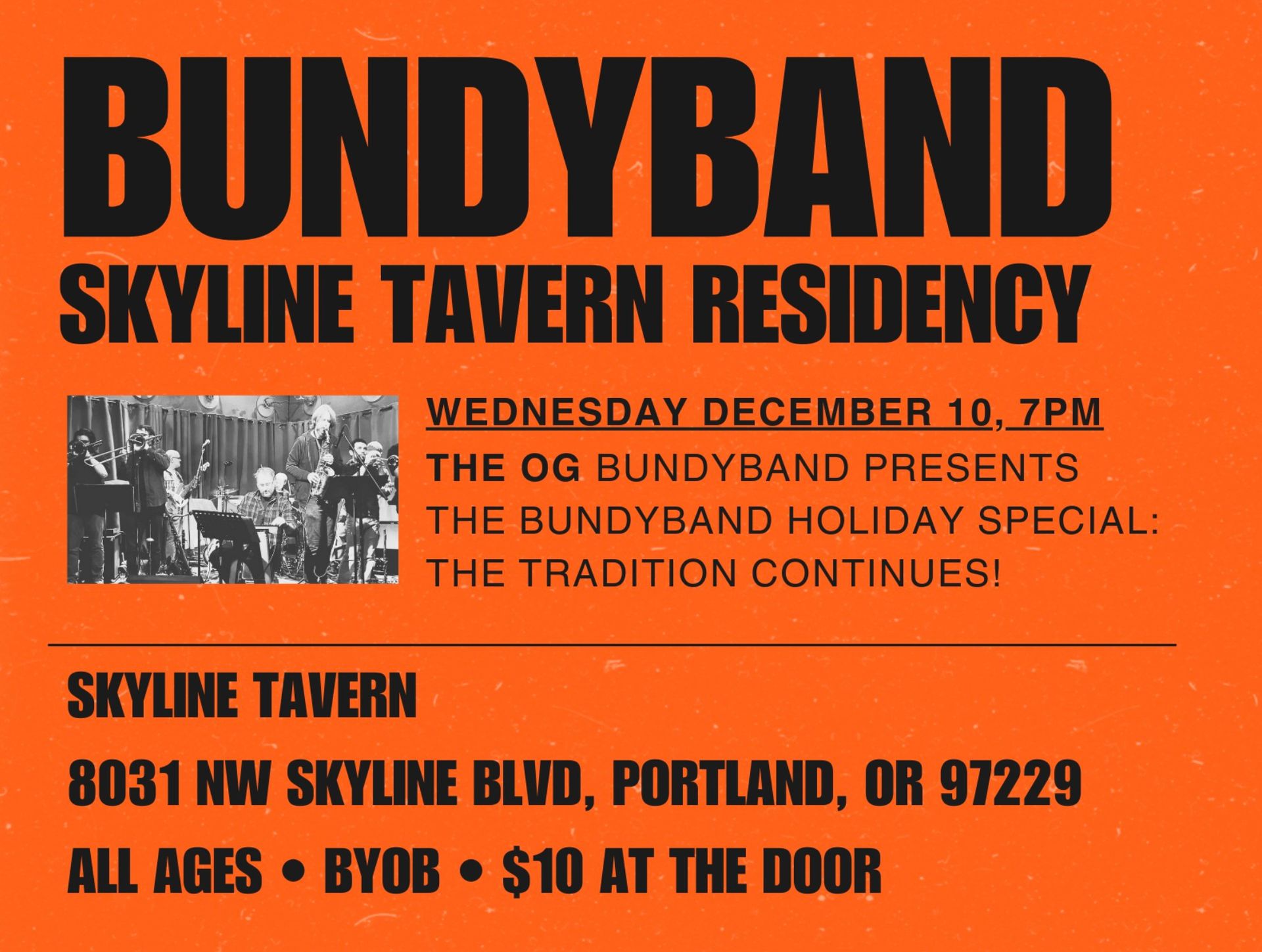 OG BundyBand Holiday Special @SkyTav