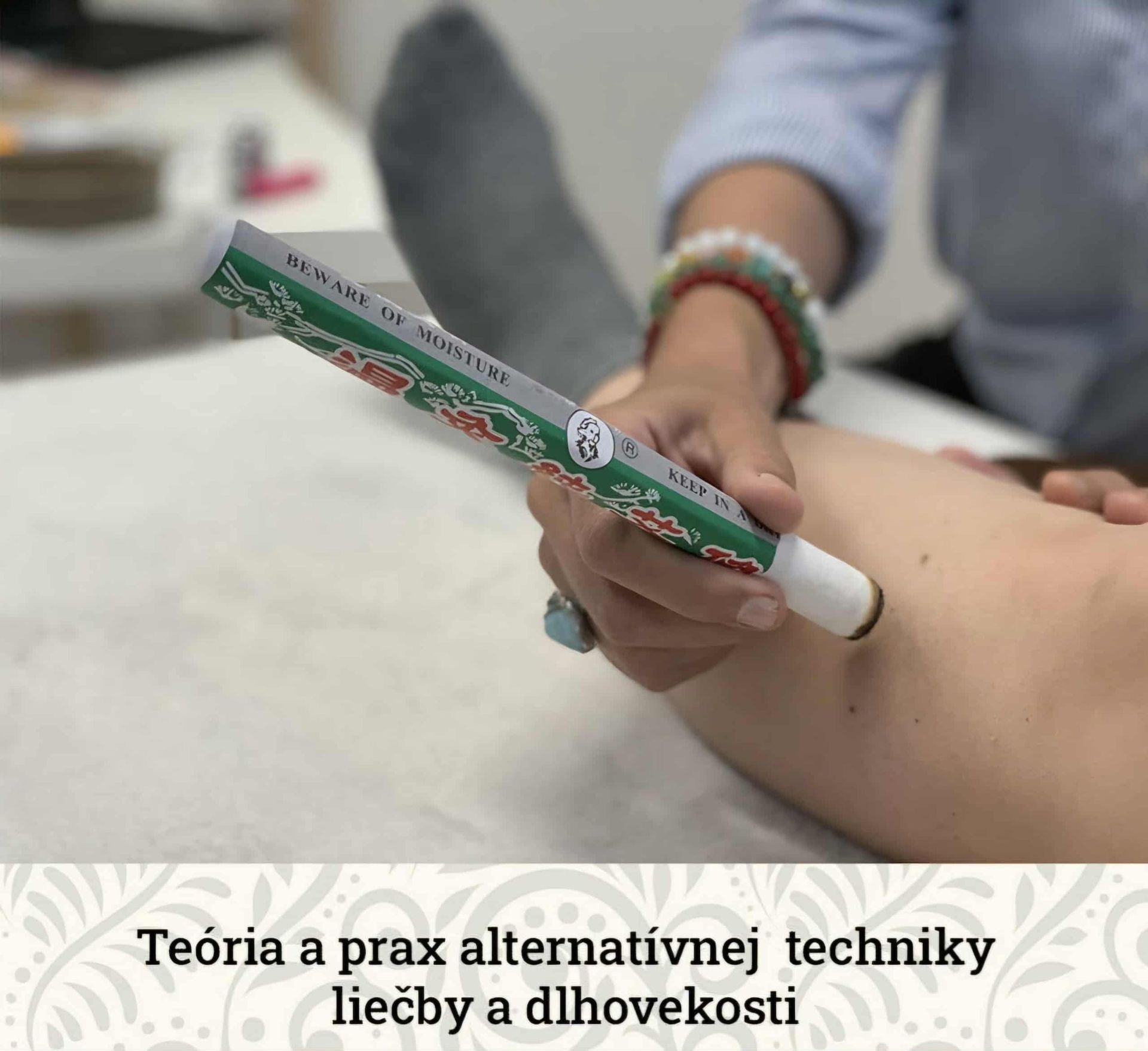 SÁM SEBE LEKÁROM - KURZ moxovania a sviečkovania, alternatívne techniky z TČM