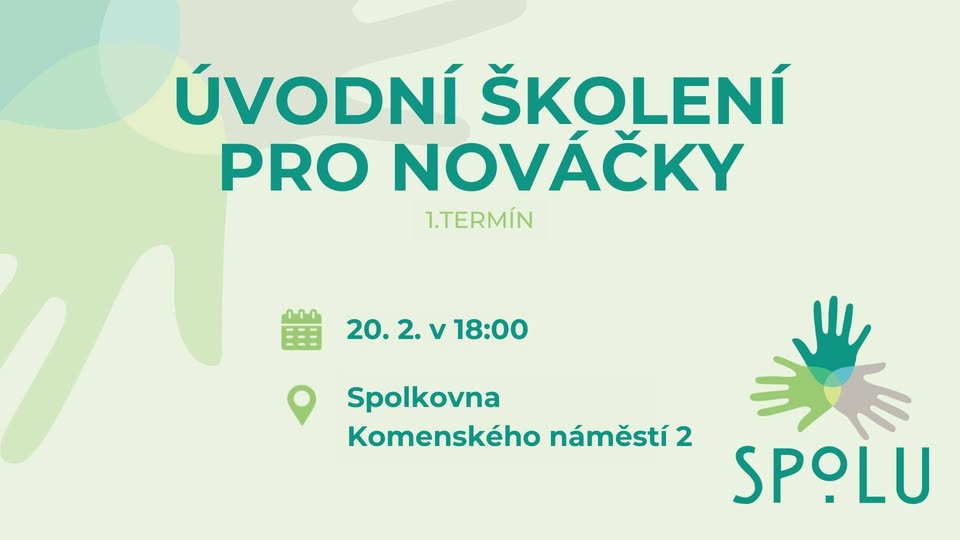 ÚVODNÍ ŠKOLENÍ - Projekt SPOLU (1. termín)