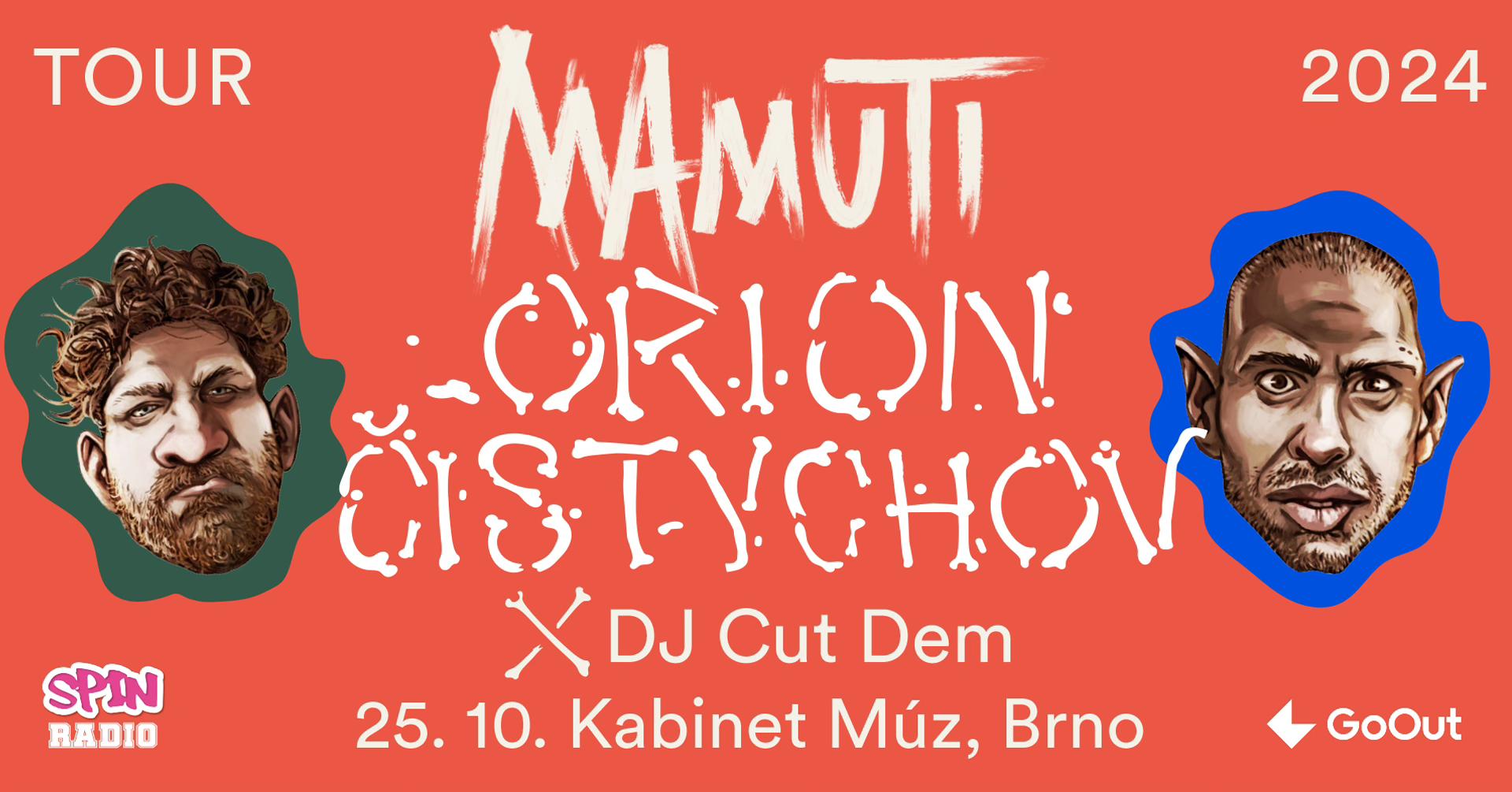 ORION & ČISTYCHOV - KABINET MUZ - BRNO support DJ Alyaz