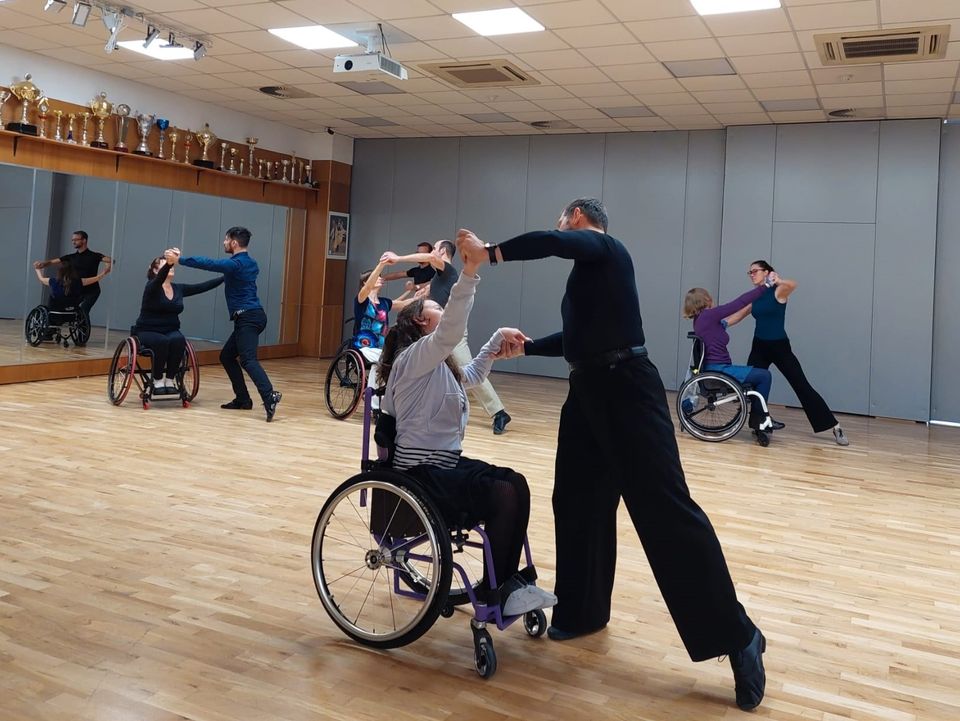 Reprezentační workshop Para Dance s Peterem Vidašičem a Vítězslavem Rázkem