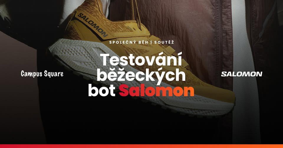 Testování gravel běžecké obuvi Salomon | soutěž, občerstvení a skupinový běh
