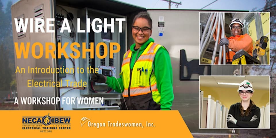 WIRE A LIGHT - A Workshop for Women & Introduction to the Electrical Trade