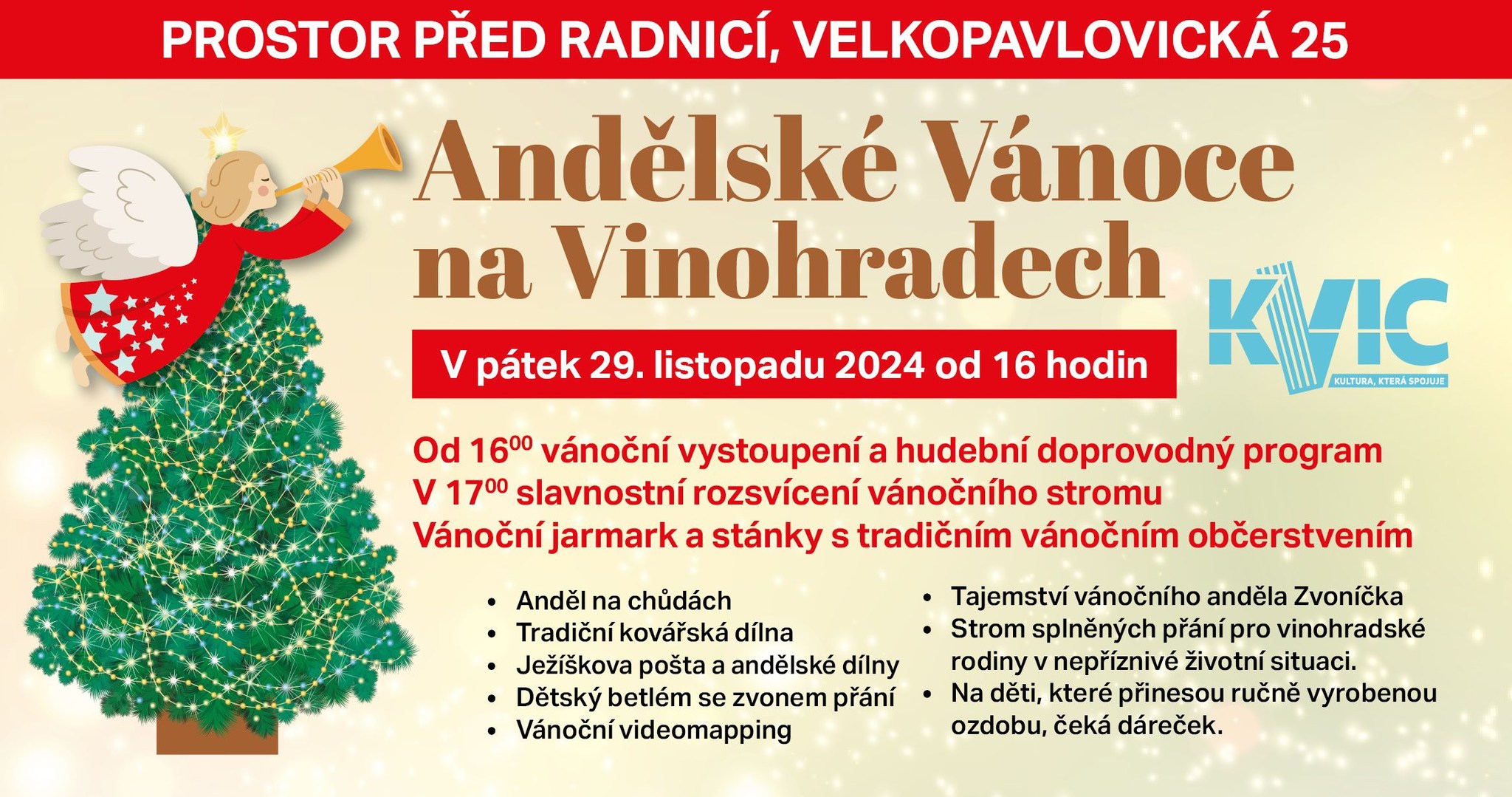 Andělské Vánoce na Vinohradech ✨