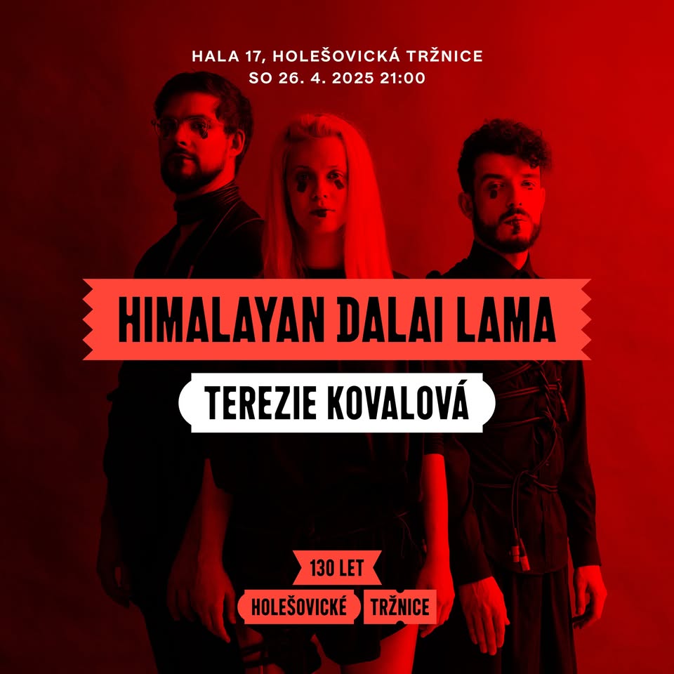Himalayan Dalai Lama & Terezie Kovalová v Holešovické tržnici
